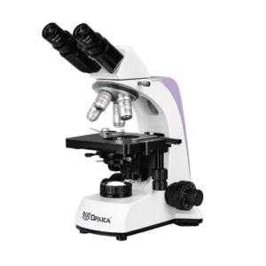 Opxica ABLM-128 advanced binocular laboratory microscope with semi plan optics and LED illumination for pathology, biology, clinical and research laboratories
