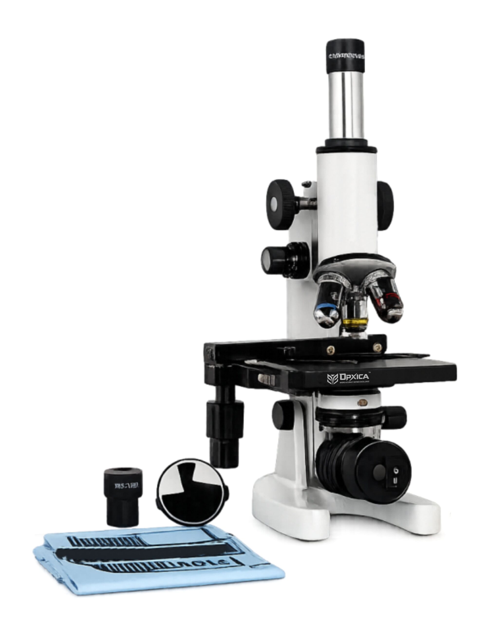 OPXICA Advanced Compound Medical Microscope ACM-112 with LED illumination and 2500X magnification for laboratory and educational use