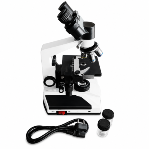 OPXICA Binocular Research Microscope BRM-126 featuring achromatic objectives, ergonomic binocular head, LED illumination, and precision focusing system for laboratory research and educational applications.