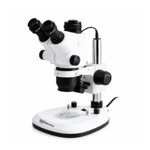 OPXICA SBZM-132 Stereo Zoom Binocular Microscope with 6.5x–65x Continuous Zoom, Greenough Optical System and Dual LED Illumination