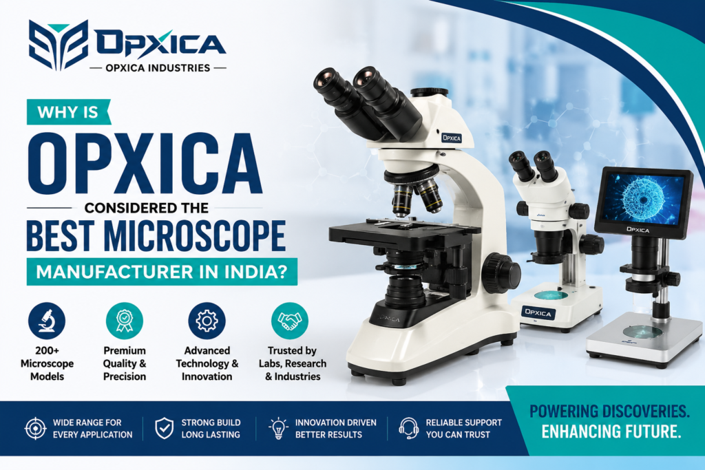 Why is Opxica considered the best microscope manufacturer in india