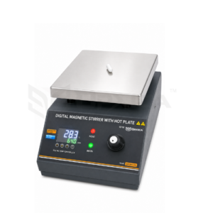 Digital Magnetic Stirrer with Hot Plate for Laboratory Mixing
