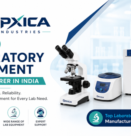 OPXICA Industries - Top 10 Laboratory Equipment Manufacturer in India offering 160+ laboratory equipment including microscopes, analytical instruments, balances, incubators, autoclaves, and scientific laboratory equipment.