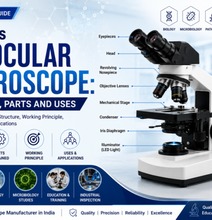 what is binocular microscope: Diagram, Parts and Uses