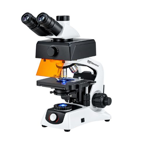 OPXICA Fluorescent Microscope OPX-257 with Trinocular Head and Multi-Channel Fluorescence Illumination