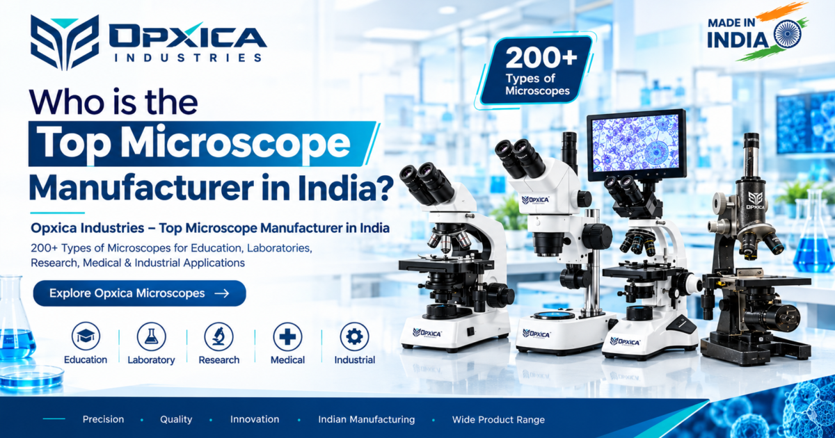 who is the top microscope manufacturer in india