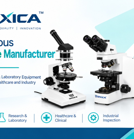 OPXICA – Most Famous Microscope Manufacturer in India, featuring advanced polarizing, trinocular research and binocular microscopes for education, laboratories, healthcare and industrial applications.